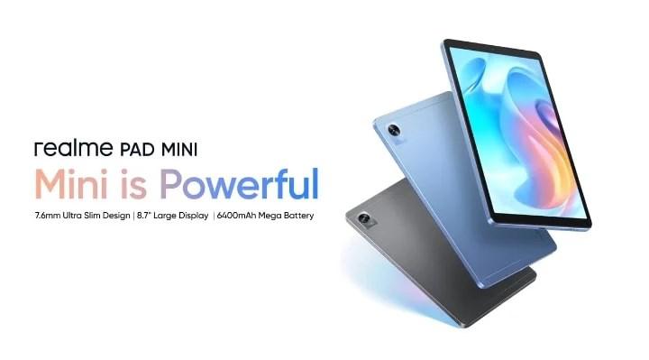 Kompakt tablet Realme Pad Mini'nin resmi basın görselleri yayınlandı