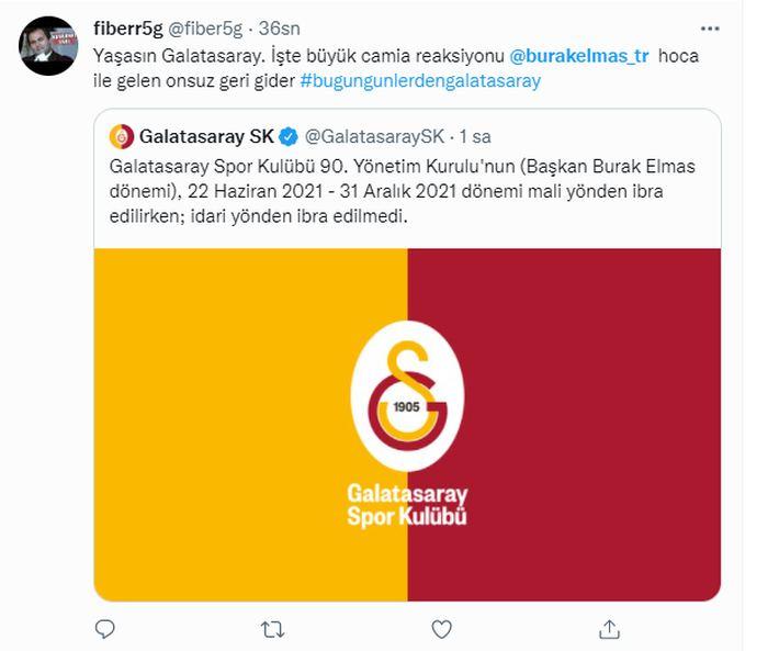 Sosyal medyada Galatasaray taraftarlarının Burak Elmas tepkisi gündem oldu: En başarısız başkan
