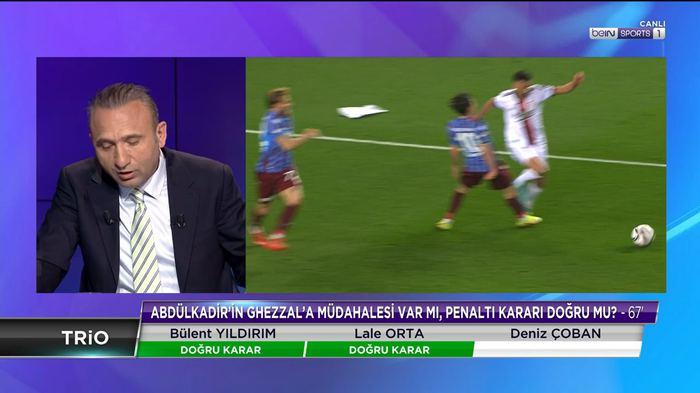 Trabzonspor-Beşiktaş karşılaşmasının tartışmalı pozisyonları